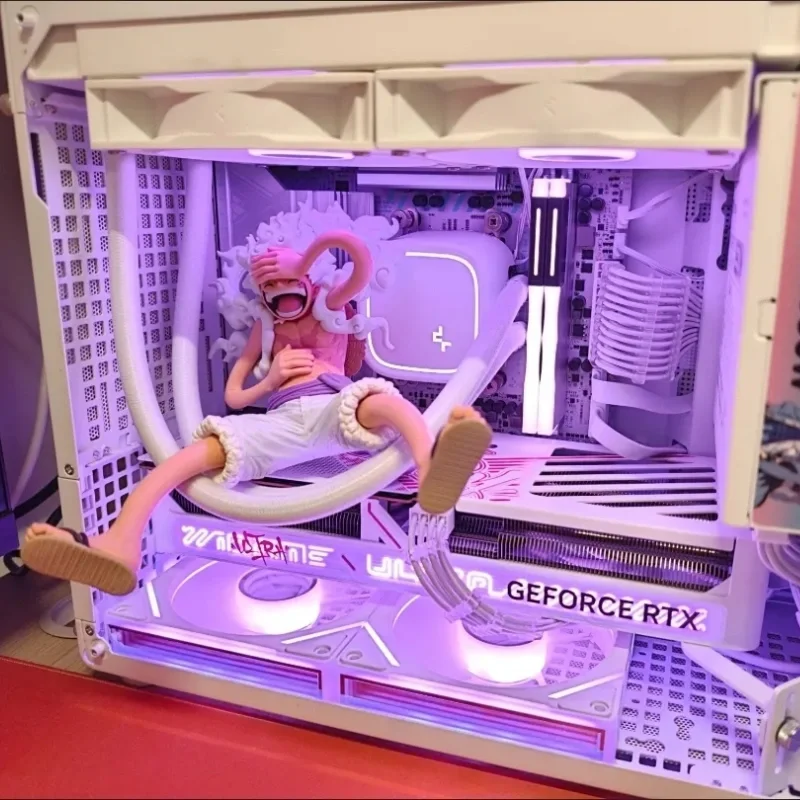 Bandai Een Stuk Koning Van Kunstenaar Monkey D Luffy Gear 5 Nika Vorm Standbeeld Anime Action Figure Model Speelgoed Desktop Decoratie Geschenken