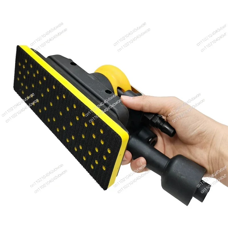 Rectangle pneumatic dry mill, car putty grinding and polishing self-adhesive sandpaper machine