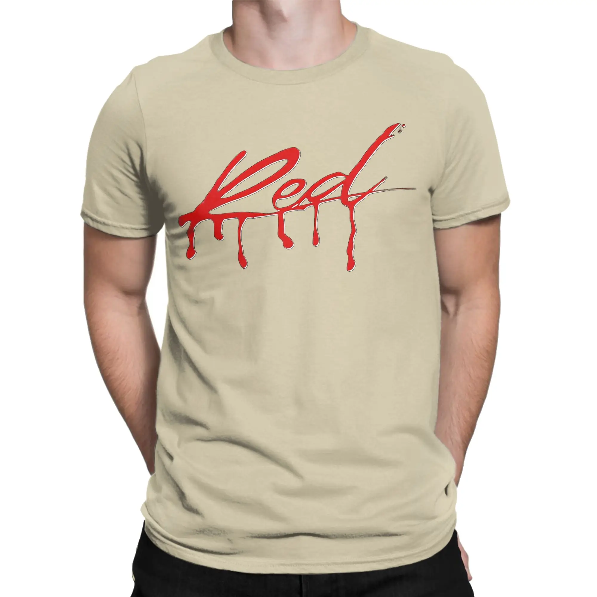 Playboi Carti  Whole Lotta Red Logo T Shirt for Men 100% Cotton Cool T-Shirt Round Neck  Tees Short Sleeve Clothing Plus Size