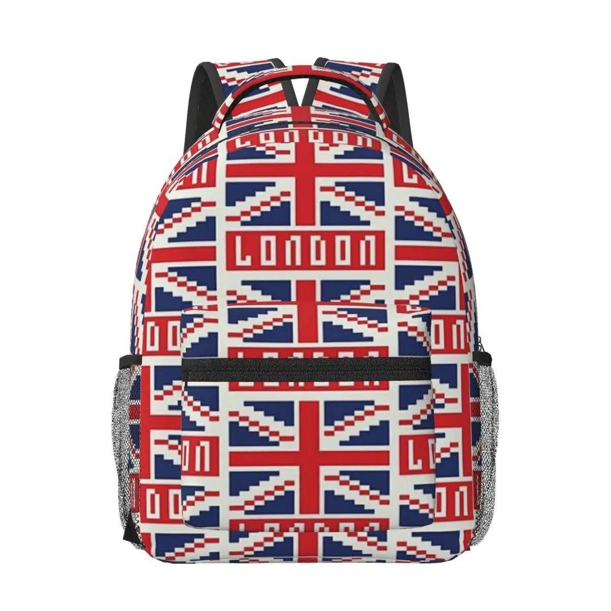 

British Flag Union Jack Woman Backpacks Boys Girls Bookbag Students School Bags Portability Laptop Rucksack Shoulder Bag