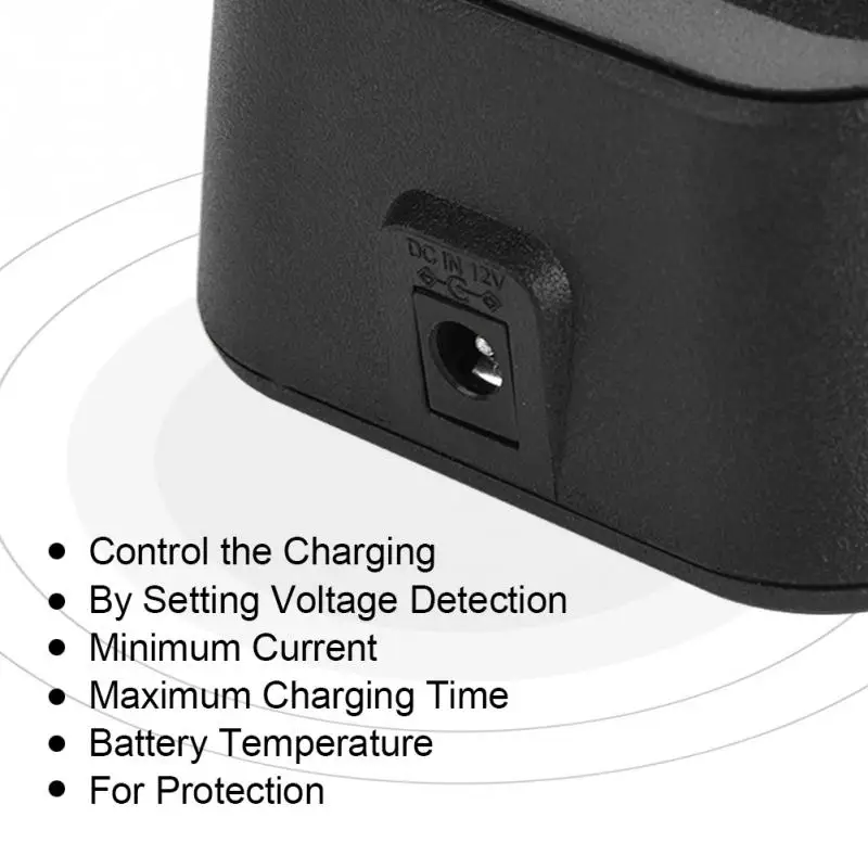 CH10A07 12V DC 1A Walkie Talkie Charger Radio Battery Charging Dock Base For Hytera HYT Two Way Radi