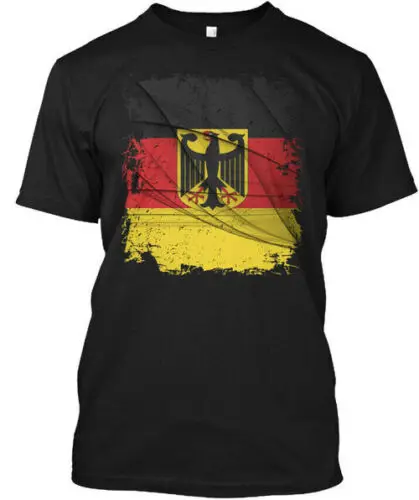 German Flag T-Shirt Made in the USA Size S to 5XL