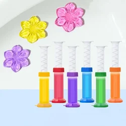 Toilet Cleaner Gel Flower Efficient Aromatic Deodorant Disinfection Automatic Lasting Bathroom Fragrance Remove Dirt Clean Tools