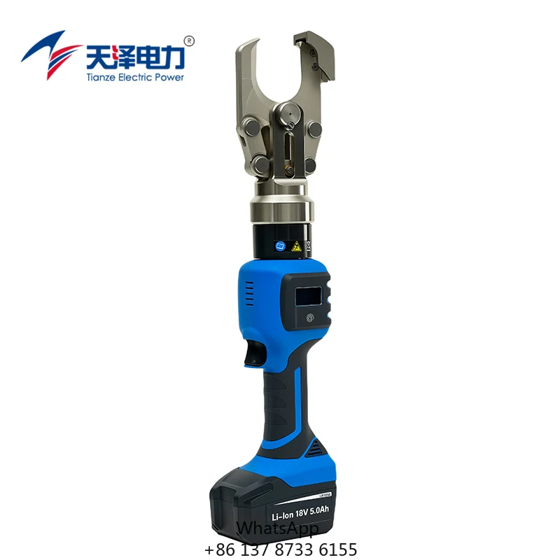 B50-TC50S Lightweight Cordless Battery Operated Hydraulic Tool Cutter Max 400² For Cutting Copper Aluminum Cable