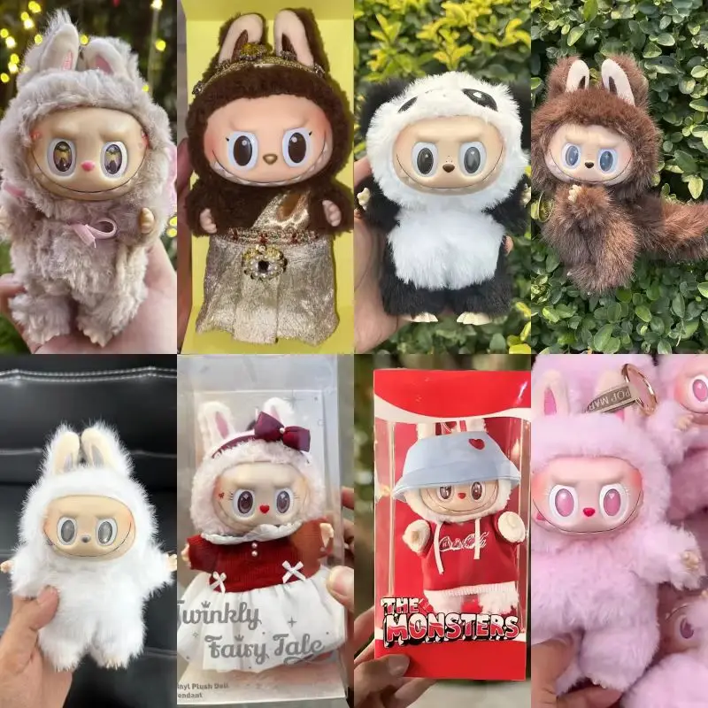 2025 Hot Sale Monster Labubu Series Zimomo Angel Creative Change Doll  Figure Vinyl Pendant Doll Toy Replica Toys Birthday Gifts