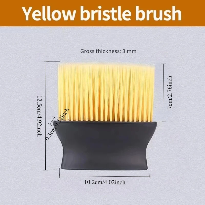 3pcs Car Interior Sweeping Dust Soft Brush Car Wash Tool Artifact Car Interior Gap Dust Brush Air Outlet Cleaning Brush