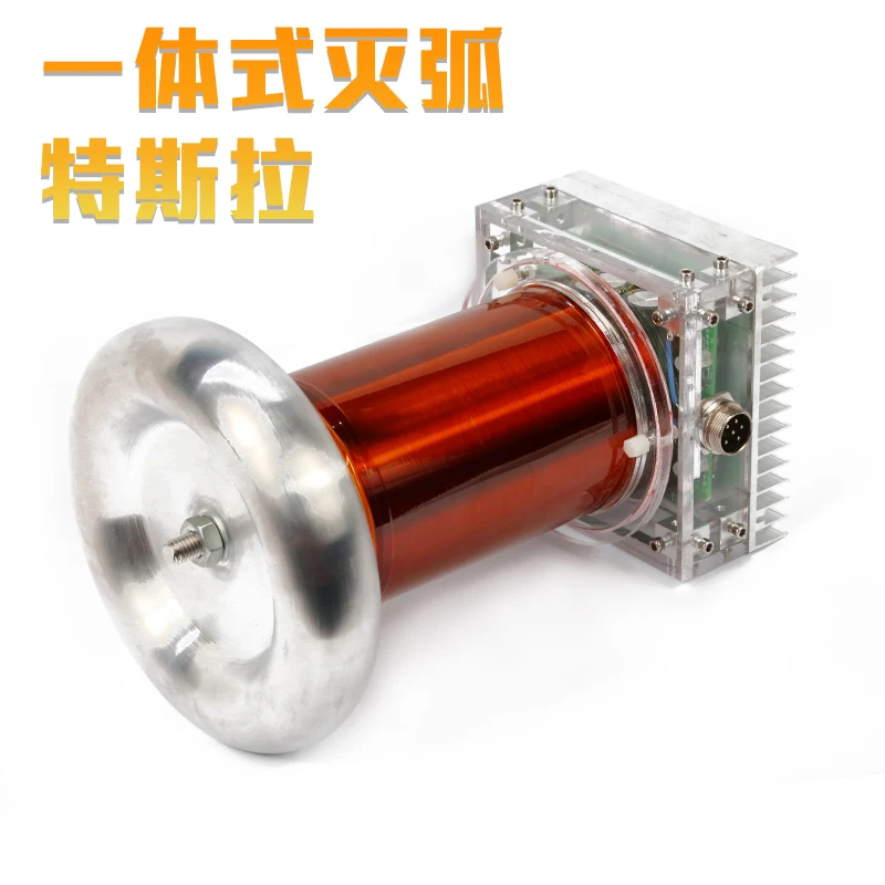 Música Tesla Coil Finsihed producto de alta frecuencia modelo generador encendido Diy Set Drive Plate Lightning