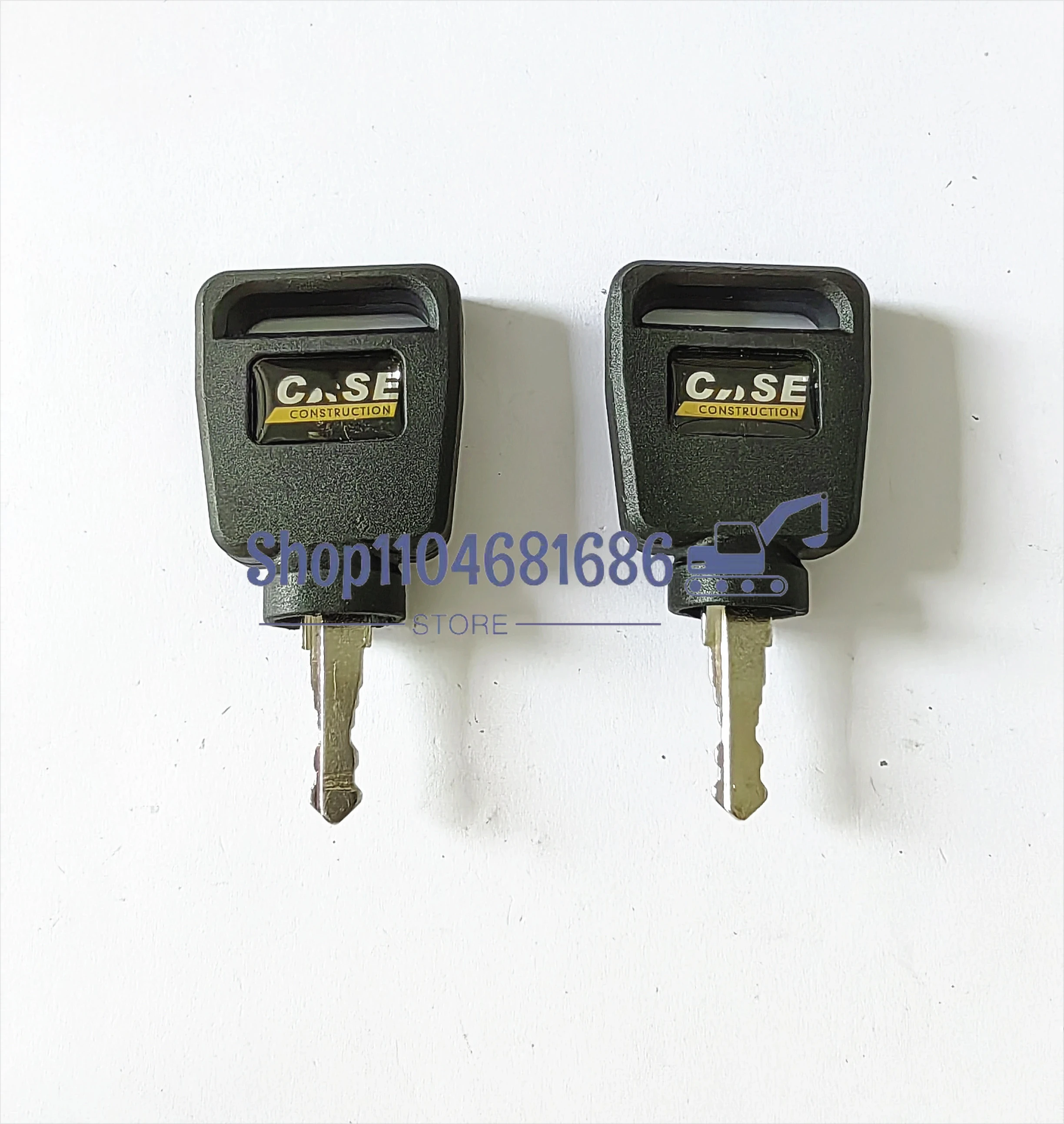 2PCS Ignition  Key for Case New Holland Excavator Tractors