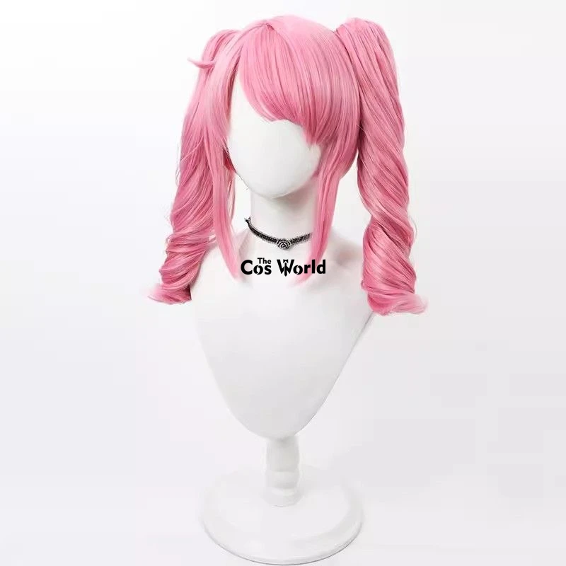 Gushing over Magical Girls Hanabishi Haruka 35 cm corto dritto Halloween Anime Cosplay parrucche capelli sintetici + cappuccio per parrucca