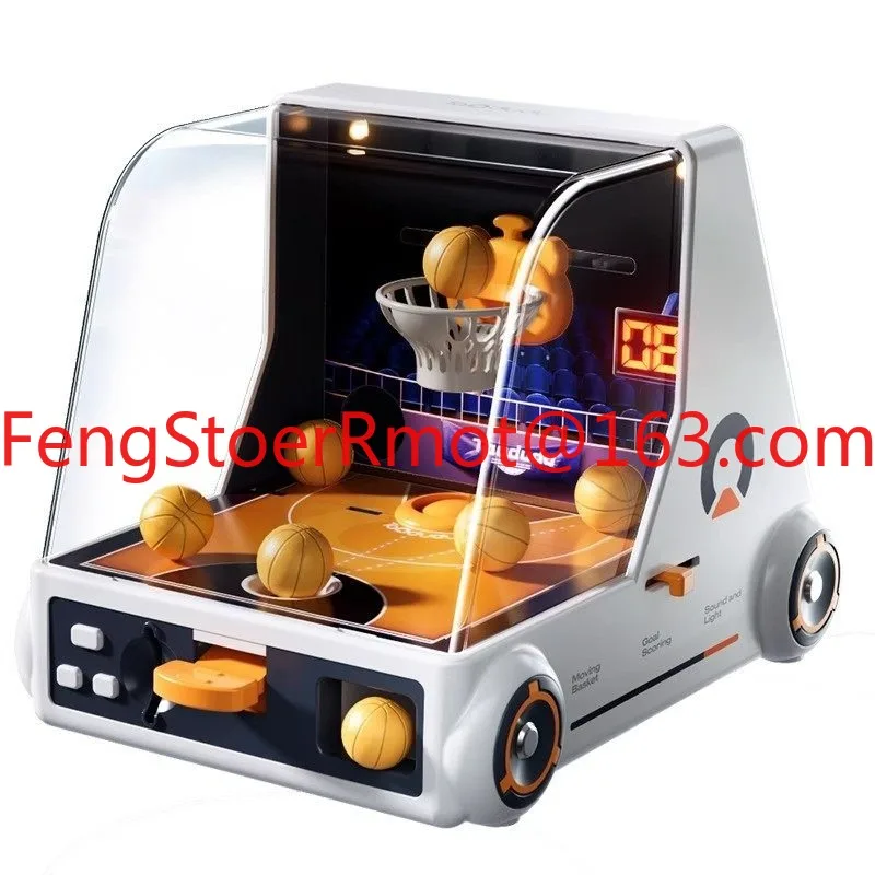 Basketball machine mobile basketball frame shooting meter points parent-child interaction hand-eye