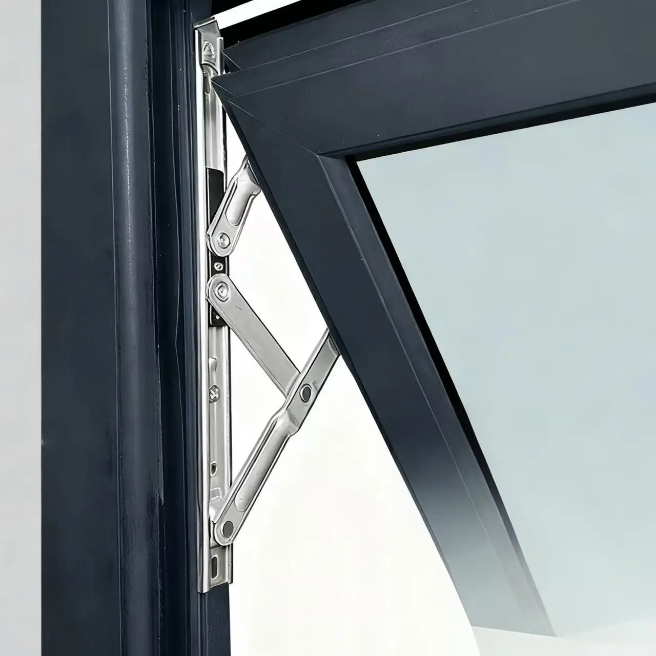 304 الفولاذ المقاوم للصدأ 4-Bar المفصلي والانزلاق البقاء-على معلقة 22 مللي متر الشق الستار جدار الألومنيوم نافذة المناسب دائم نافذة الأجهزة #3