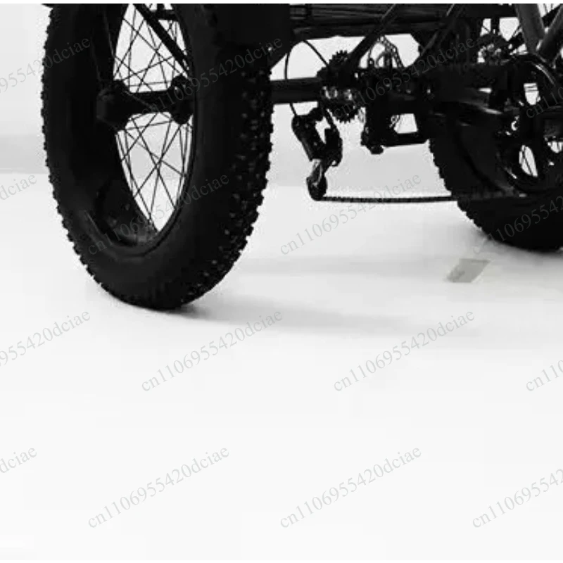 20-24 inch New Snowproof and Road-Use Pedal Electric Bike with Gears, Lightweight Assist Bike, Basket Cart