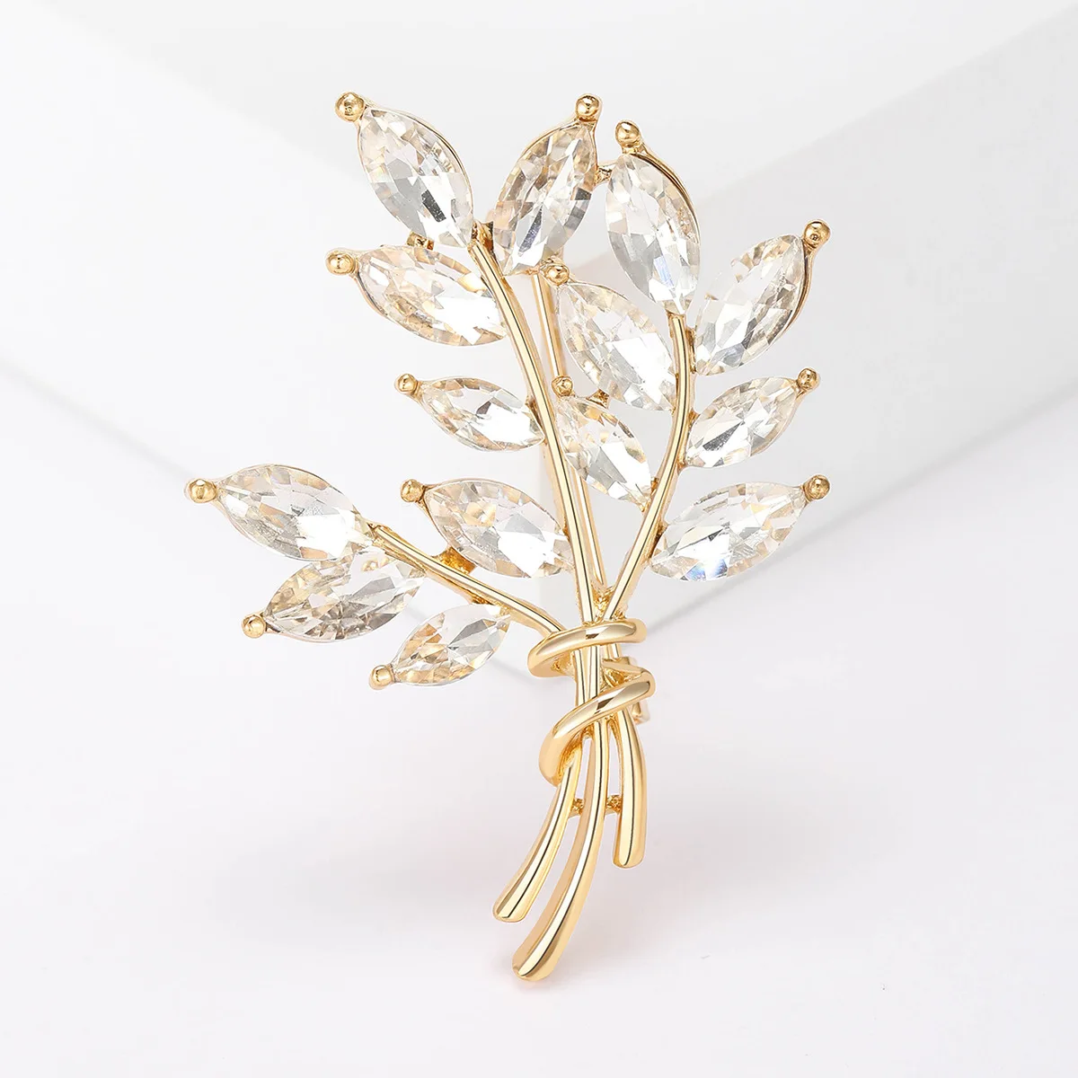 2026 New Hot Selling Creative Crystal Wheat Ear Brooch view 6