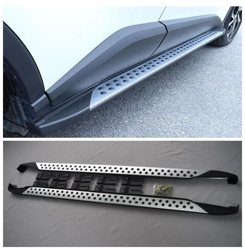 

Fits For Toyota CHR C-HR 2018 2019 2020 2021 2022 2023 High Quality Aluminum Alloy Running Boards Side Step Bar Pedals