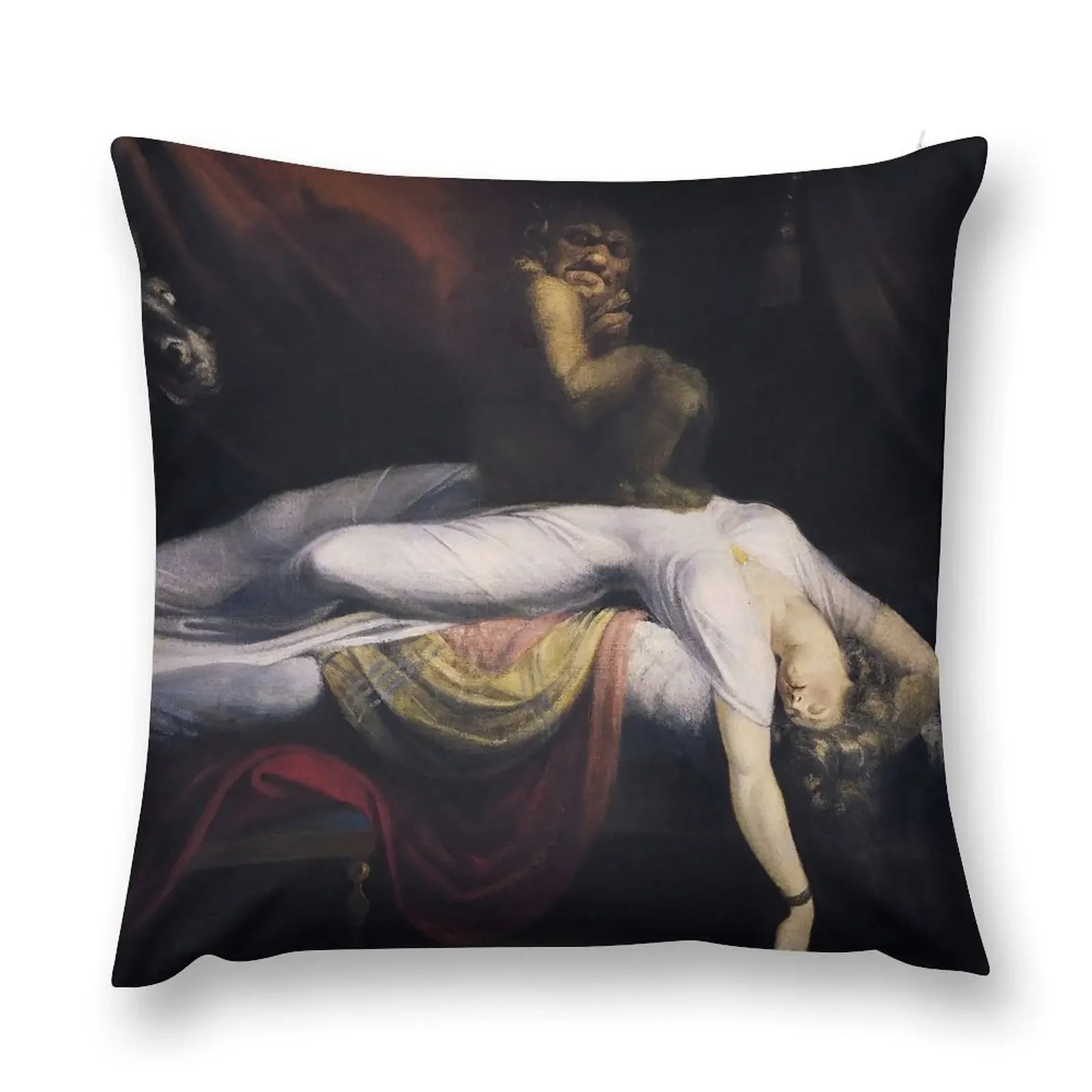 The Nightmare - Henry Fuseli Throw Pillow Cushion Child autumn pillowcase pillow