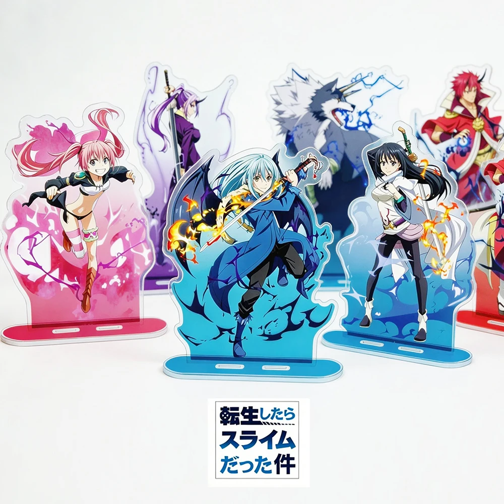 

Anime THAT TIME I GOT REINCARNATED AS A SLIME Acrylic Stand Figure Keychain Rimuru Milim Shizue Shion Keyring Bag Pendant Gift