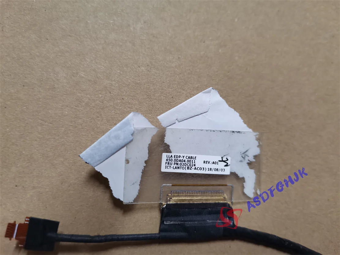 High Quality FOR Lenovo ThinkPad Yoga 11e 5th Gen LCD Screen Display Cable 02DC024  TESED OK