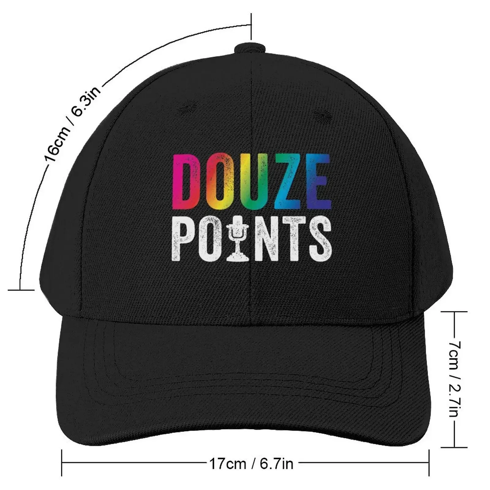 Douze Points Baseball Cap Luxury Hat Sunhat Men's Luxury Women's