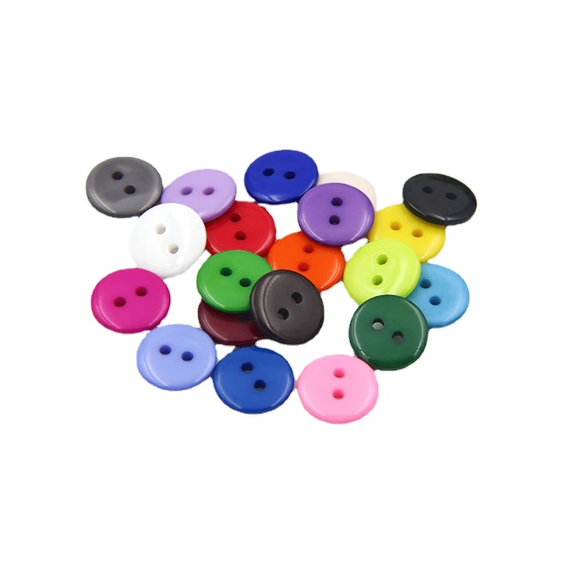 12.5mm 50pcs Resin Button Scrapbook diy vintage buttons sewing accessories sewing supplies buttons for clothing costura W20005