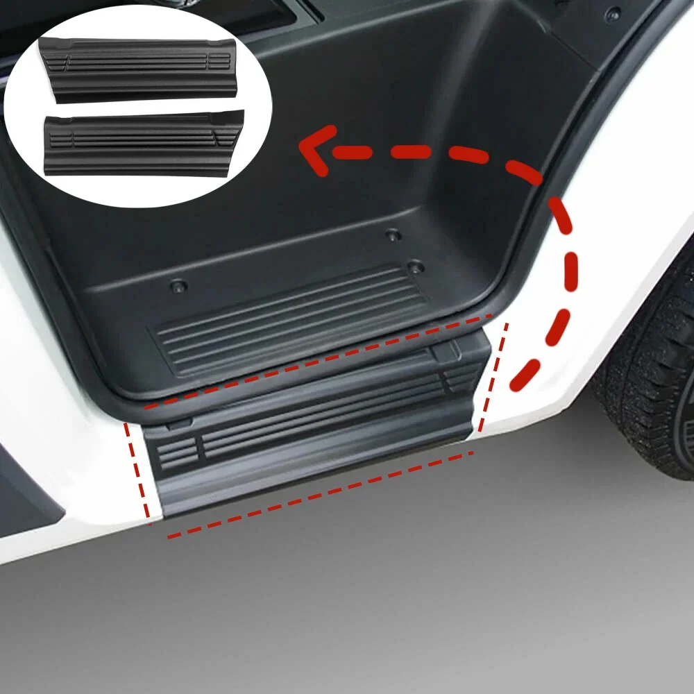 

Cab Entry Sill Protector Camper Van Threshold Step Cover Anti-Scratch Guard Trim For Peugeot Boxer 06-23 Motorhome Accessories