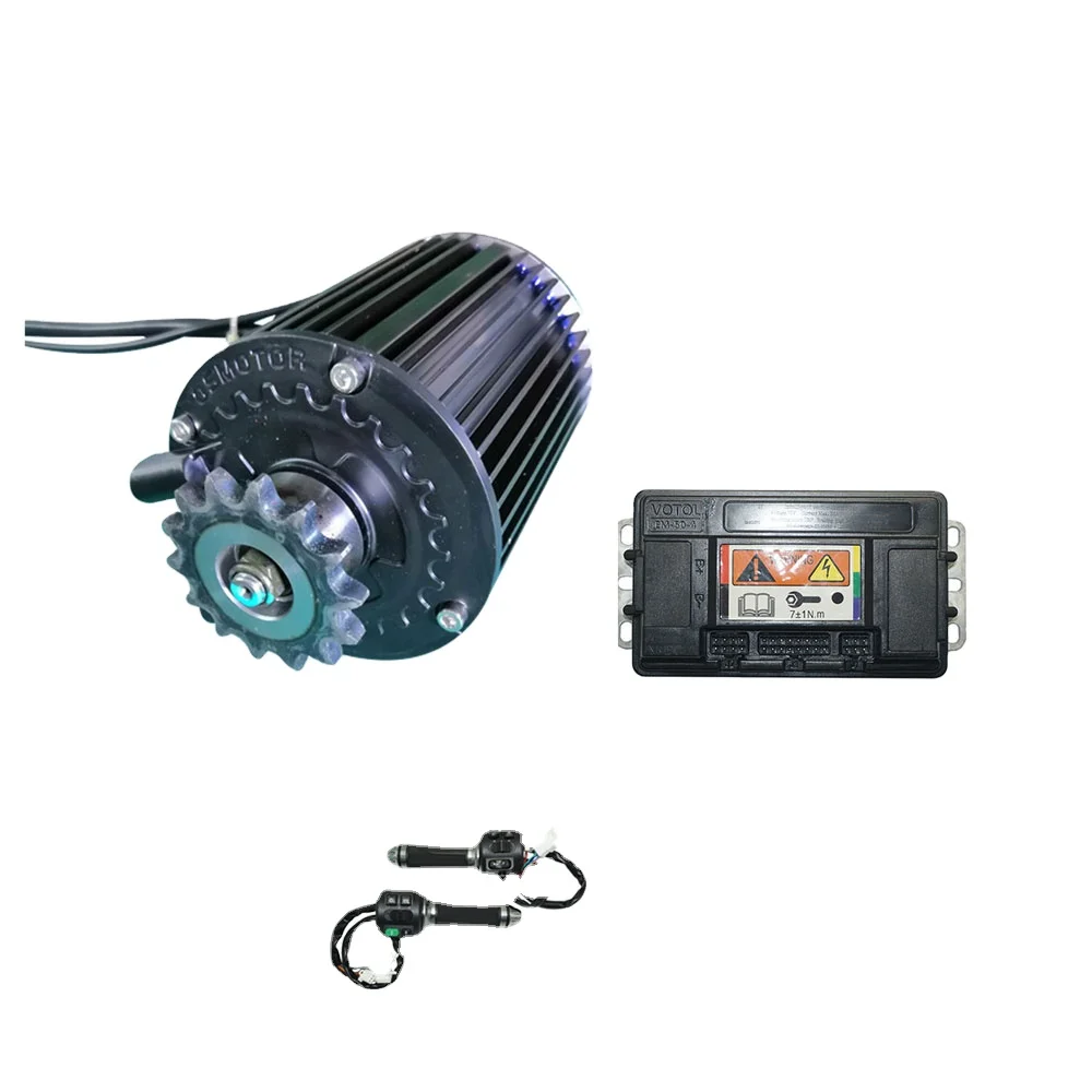 محول ضرس SIAECOSYS QS 90 مع محرك 1000 وات ومجموعة التحكم محرك PMSM للمركبات الكهربائية حالة جديدة