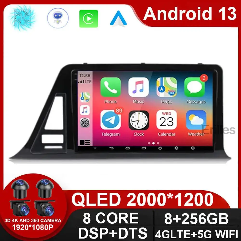 

For Toyota C-HR CHR 2016 - 2020 LHD Car Stereo Unit Multimedia Radio Video Player GPS Wireless Carplay Android 13 Auto No 2din