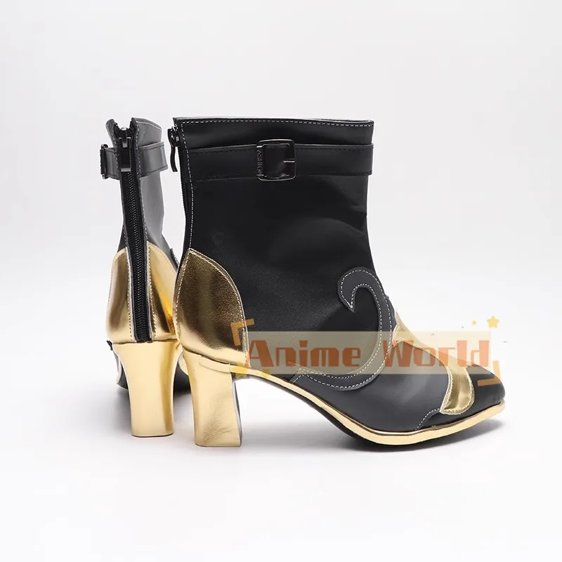 Games Genshin Impact Neuvillette Cosplay Schoenen Zwarte Laarzen Fontaine Rollenspel Halloween Carnaval Vrouwen Mannen Kostuum Partij Prop
