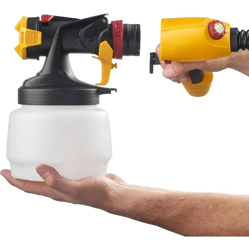 Stationary HVLP Paint Sprayer, Sprays Most Unthinned Latex, Includes two Nozzles, Nozzle and Detail Finish Nozzle