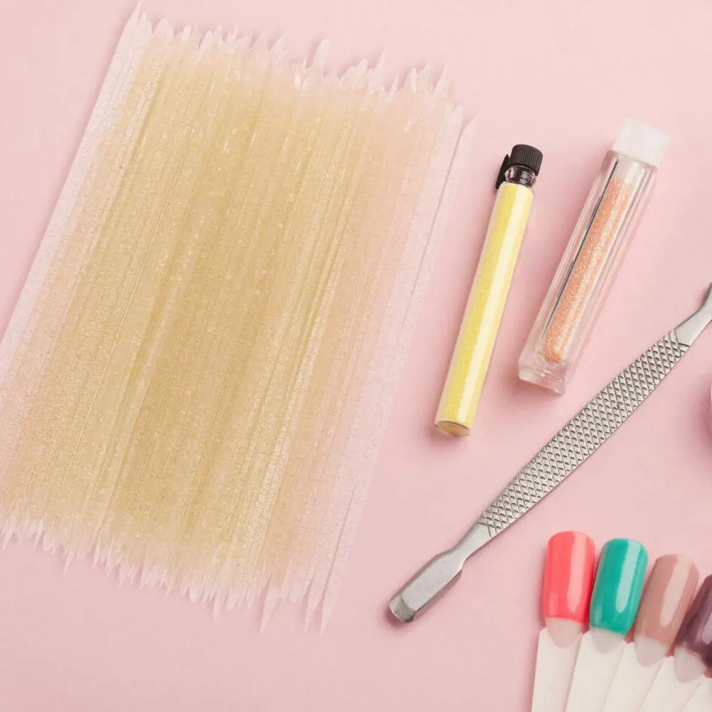 

200 Pcs Cuticle Manicure Bulk Nail Drawing Tools Sticks Equipment Accessories for Technician Tester