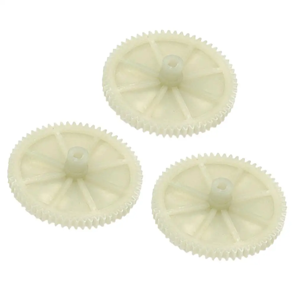 RC Car Replacements Gear Reducer White Plastic 62T Gear for Wltoys 12428 12423 Parts RC Spares
