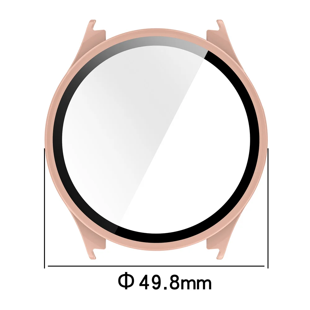 BEHUA Protective Cases For Xiaomi Watch 5 Watch5 Screen Protector Cover Shell PC Case with Tempered Glass Film Accessories