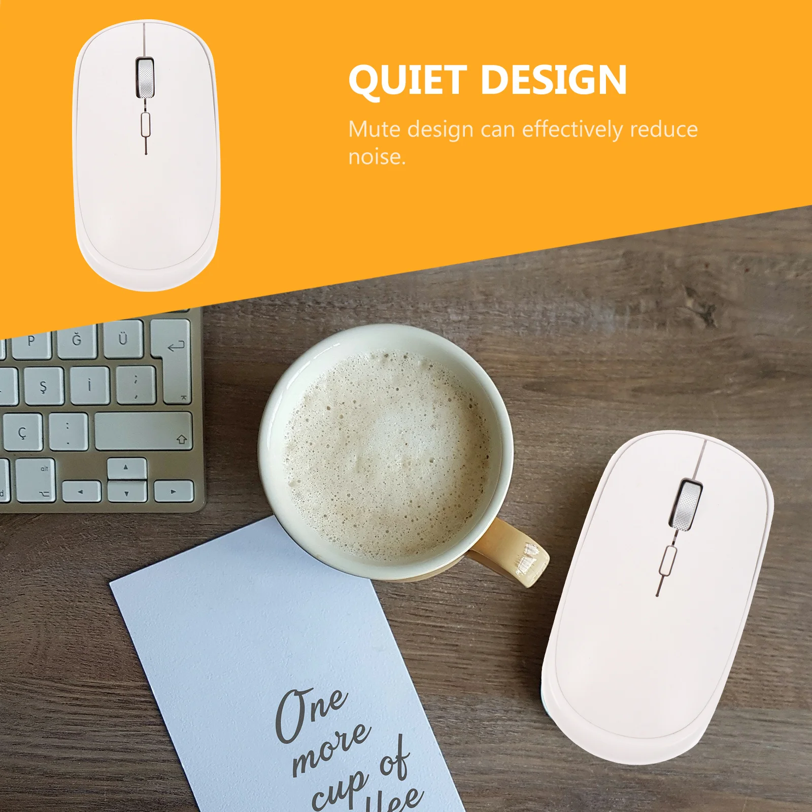 

1Pcs Wireless Silent Mouse Portable Lightweight Ergonomic Laptop Computer Accessories Office Game Mouse