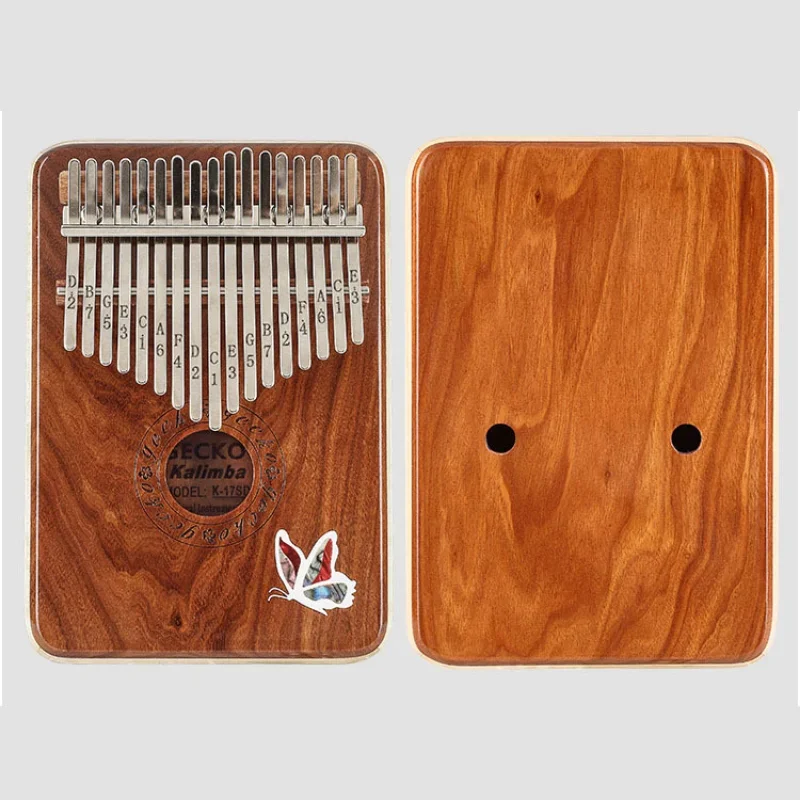 Thumb Piano Kalimba High Quality Solid Wood Key Fingers Mini Kalimba 17 Key Manual Portable Teclado Musical Music Instrument DE5