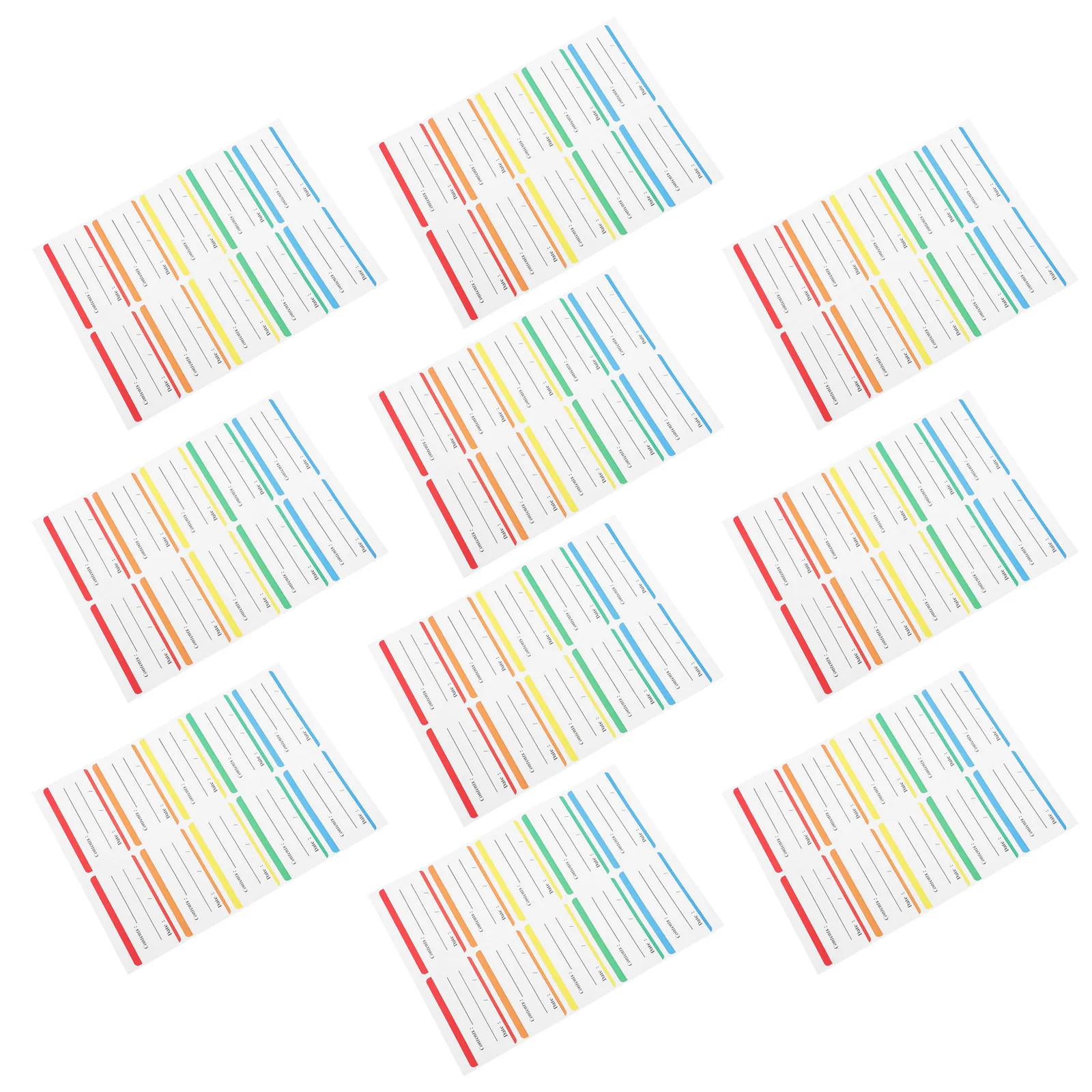 100pcs Refrigerator Labels – Colorful Removable Food Storage Tags with Date Stickers for Freezer & Pantry