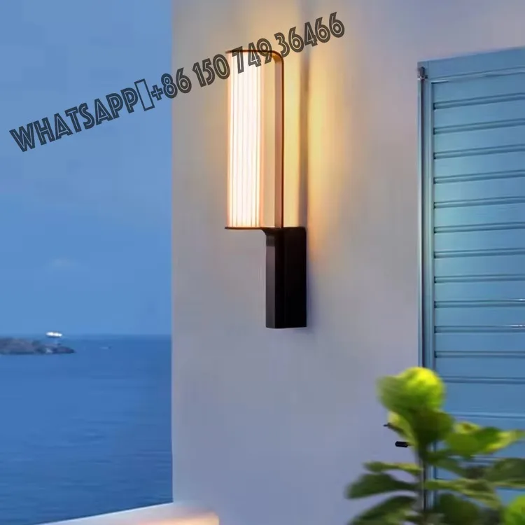 

Factory Warm White Outdoor Rectangular Wall Lamp Waterproof Garden Lights, Lighting Design Wall Lamp Led Bedside Wall Lamp