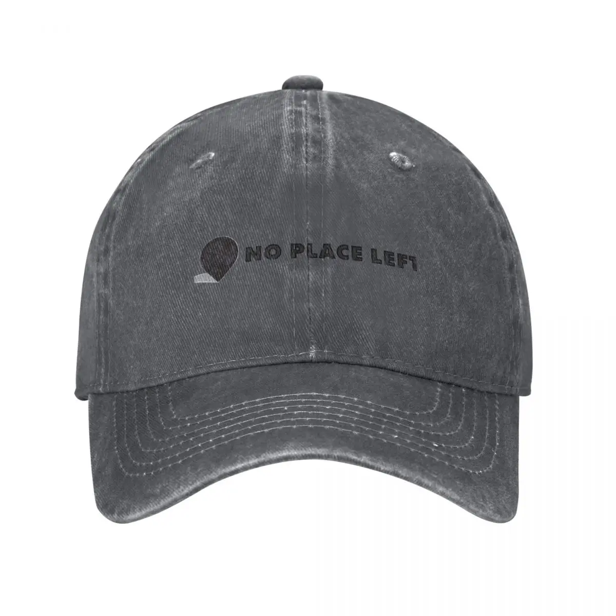 NEW!! — No Place Left Logo (Black on White) Baseball Cap Rave Anime derby hat Rugby Women's Men's