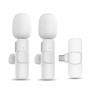 Wireless Lavalier Microphone for Mobile, K9 Color, Mini Mic for audio and video recording, iPhone and Android 12 Main Sales Microphone Wireless for Mobile - №10