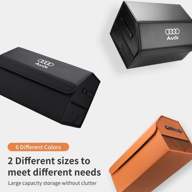 2025 الساخن صندوق منظم صندوق السيارة صندوق خلفي تستيفها حقيبة التخزين لأودي Q5 Q7 Q3 A3 A4 A6 A5 A1 S1 S3 S4 RS5 RS6 A7 A8 Q2 #5