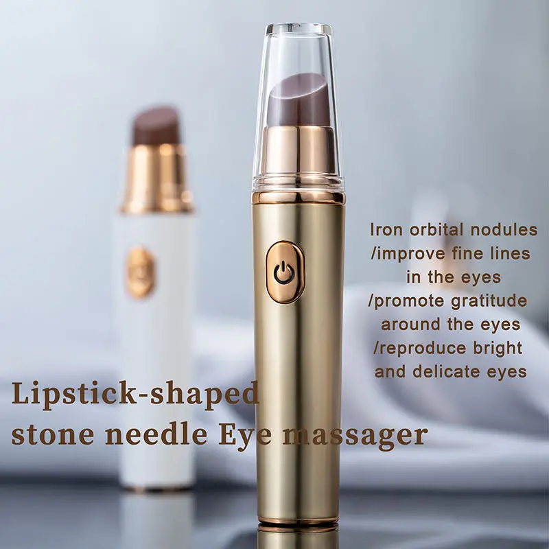 Portable Smart Mini Eye Care Device Eye Bag Removal Massager Lipstick Shape for Women