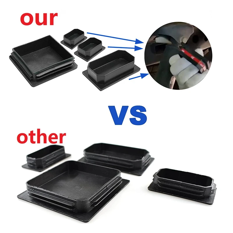 4PCS Frame Tube Hole Plug for Ford F150 F-150 Raptor 2017-2021 Rear Wheel Well Side Cover Accessories