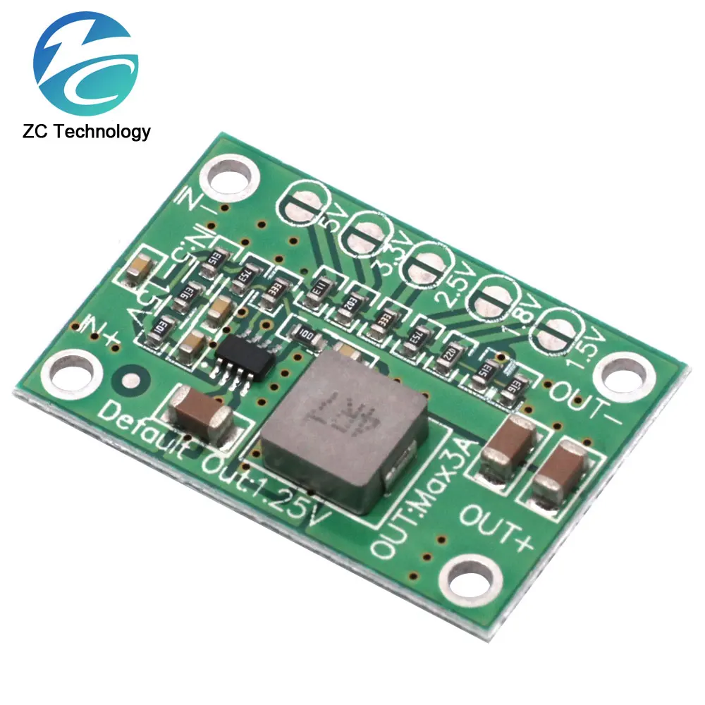 Adjustable power module MP1495 DC Voltage Regulator Step Down Power Converter Board 5-16V To 1.25V 1.5V 1.8V 2.5V 3.3V 5V 3A