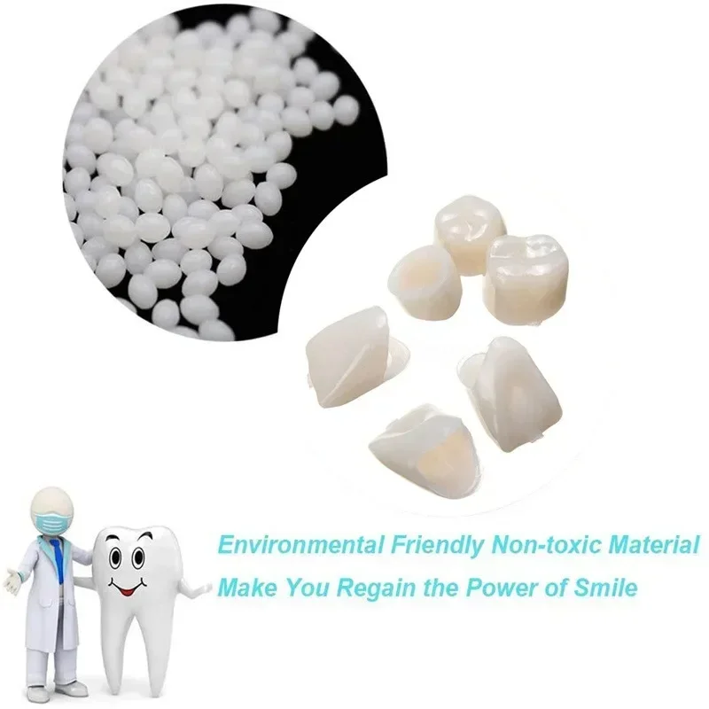 

50PCs Temporary Crown Anterior Posterior Front Molar Missing Repair Dental Crowns Teeth Veneers Dentistry Tooth Whitening Tools