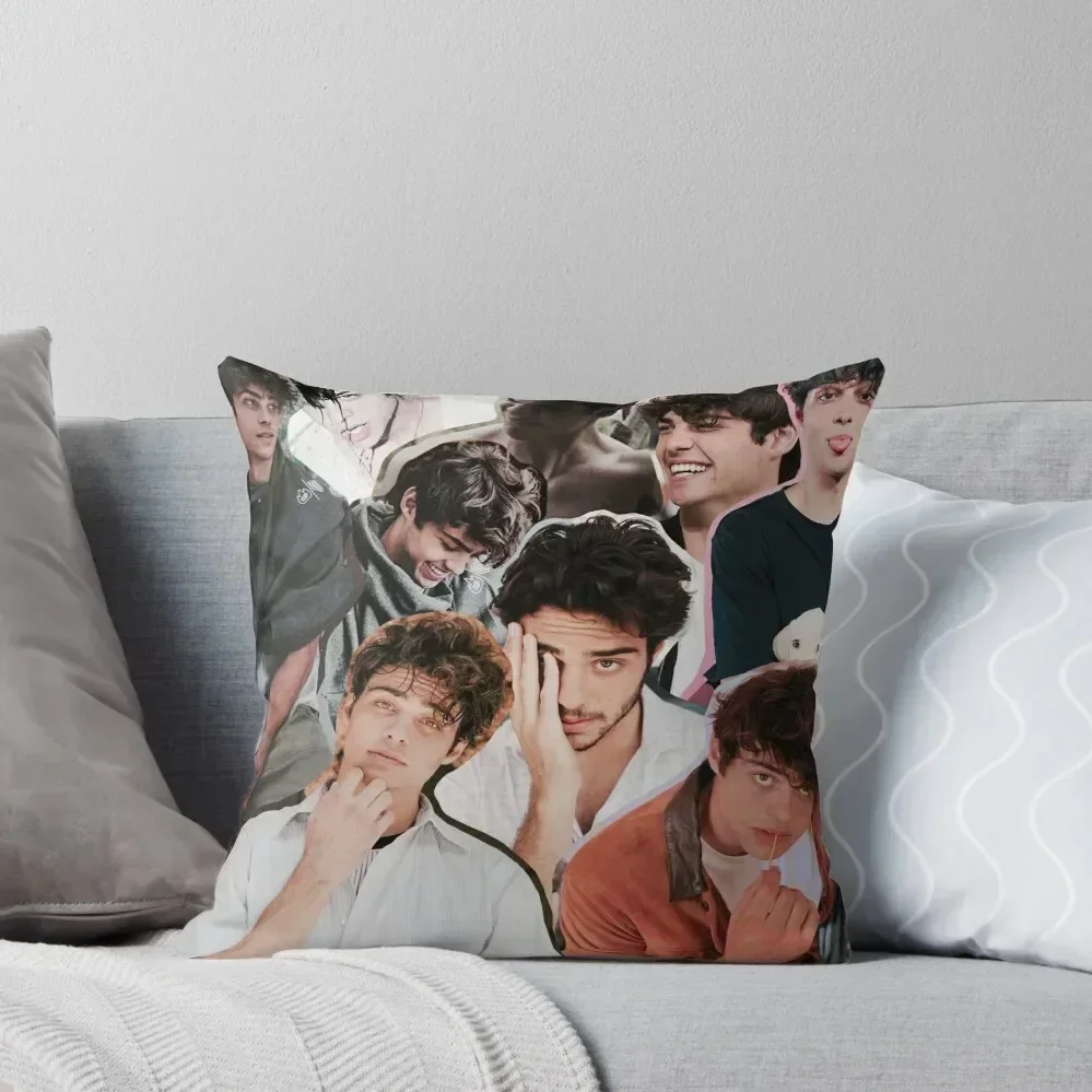 Noah Centineo Collage Throw Pillow Luxury Living Room Decorative Cushions Cushion Cover Set pillow