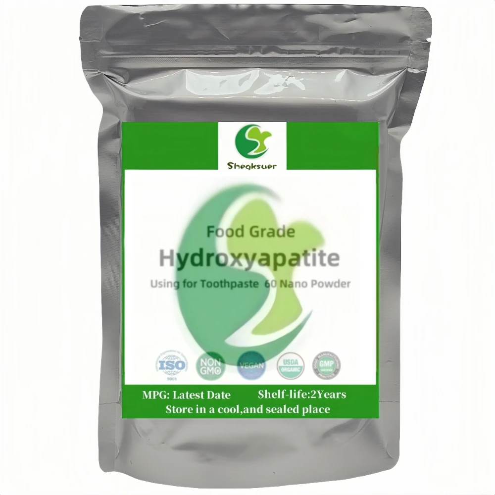 

50g-1000g Food Grade Using for Toothpaste 100% Pure Hydroxyapatite 60 Nano Powder, Free Shipping [Latest Product]
