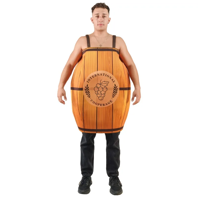 

German Beer Barrel Cosplay Costume Oktoberfest Party Outfit Munich Festival Role Play Halloween Pub Crawl Adult Funny Dress-Up