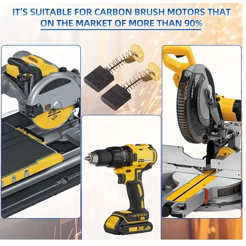 1 Set 24 Pcs Carbon Brush Motor For Different Types Carbon Brush Motor Hedge Trimmer Angle Grinder