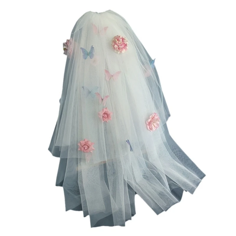 Luxurious Soft Tulle Bride Veil Romantics Wedding Veils Bachelorette Party Veils