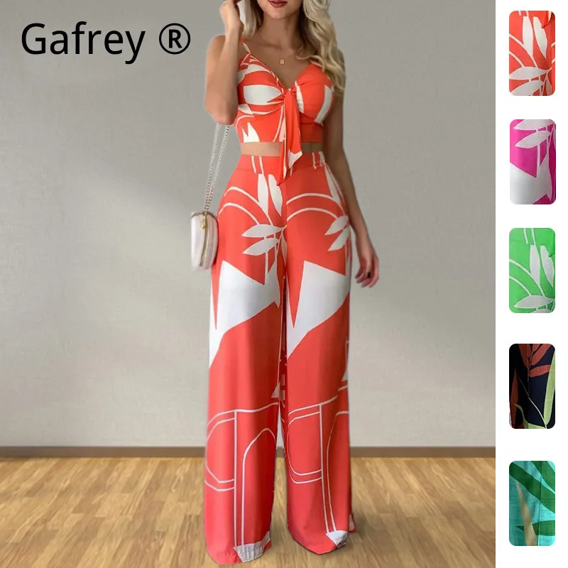 

Casual Straight Leg Pants Set Women Fashion Two Piece Suit Spring Streetwear Loose Comfortable Matching Outfit Daily Wear Female