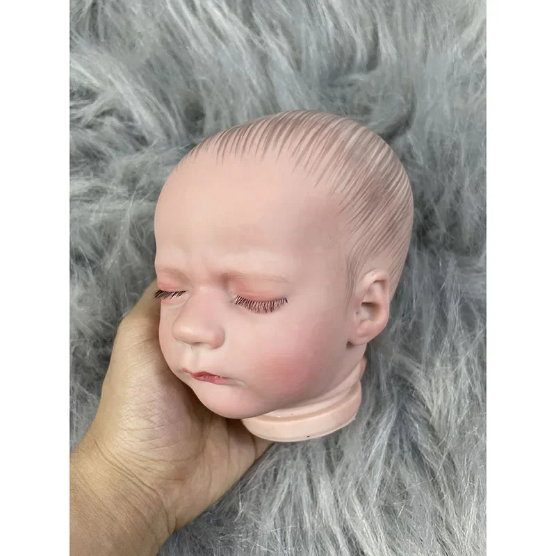 17-calowe Ashley już pomalowane zestawy lalek Vinyl Reborn Doll Kit realistyczne noworodki miękkie śpiące