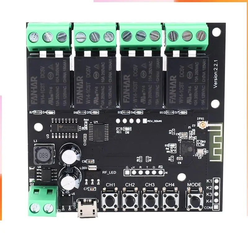 

A92Z 6X 4CH Tuya Switch Wifi Switch Module Wireless Relay Smart Life APP Remote Control Smart Timer For Smart Home Switch